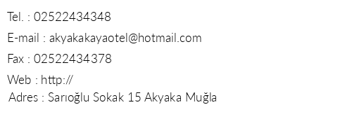 Akyaka Kaya Otel telefon numaralar, faks, e-mail, posta adresi ve iletiim bilgileri